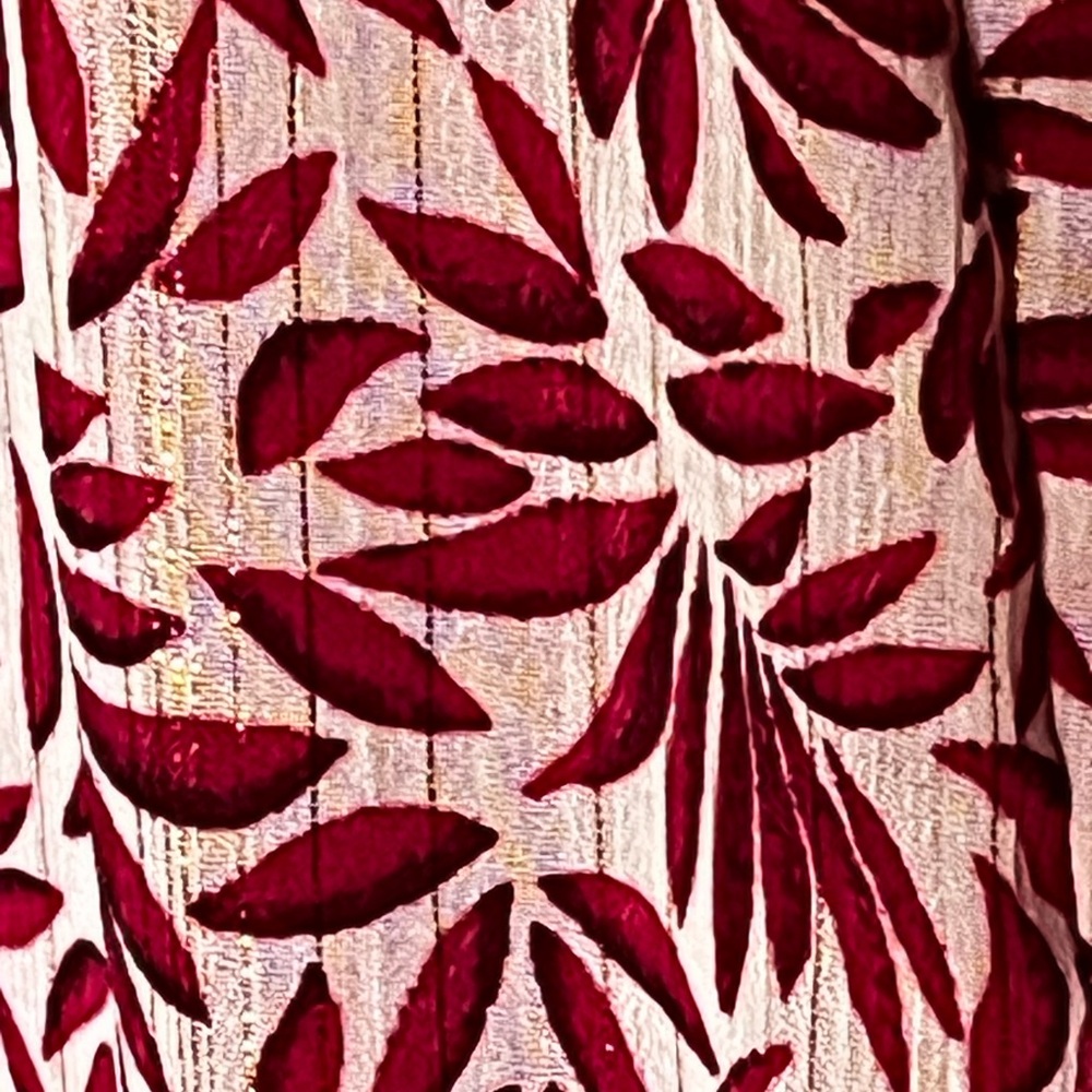 Stitch by Chenault Tiered Floral Red Dress size M? - Picture 5 of 7